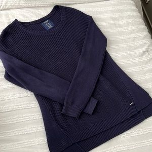 Navy Polo Sweater